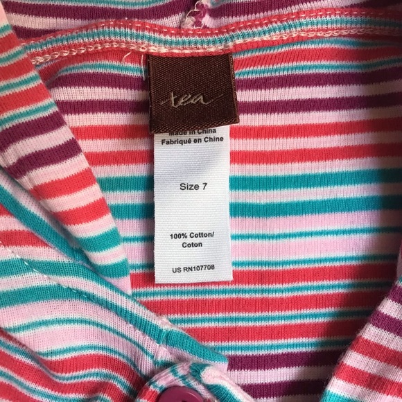 Tea Collection Striped Hoodie Dress - Picture 3 of 6